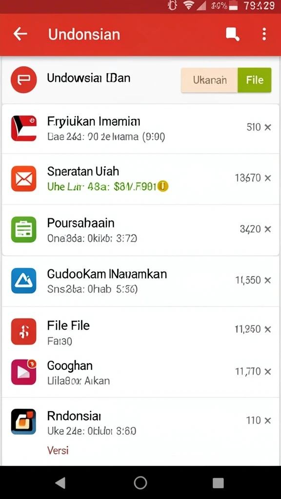 funpari - Tampilan antarmuka yang menarik dan mudah dinavigasi.